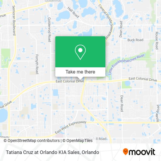 Tatiana Cruz at Orlando KIA Sales map