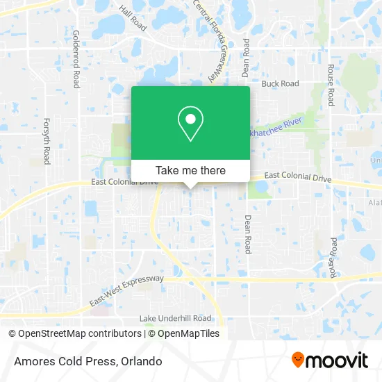 Amores Cold Press map