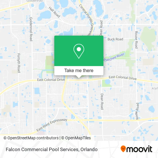 Mapa de Falcon Commercial Pool Services