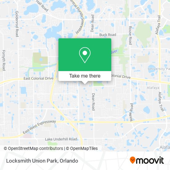 Mapa de Locksmith Union Park