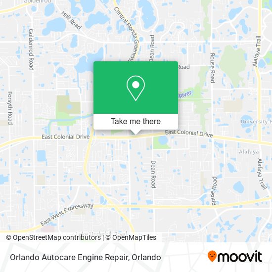 Orlando Autocare Engine Repair map