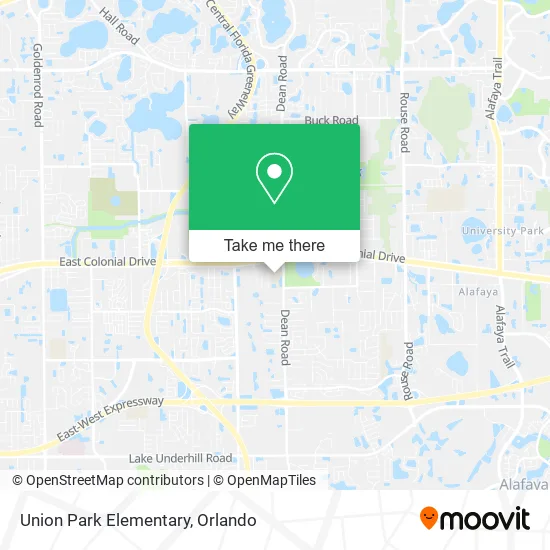 Mapa de Union Park Elementary