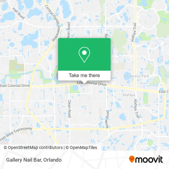 Mapa de Gallery Nail Bar