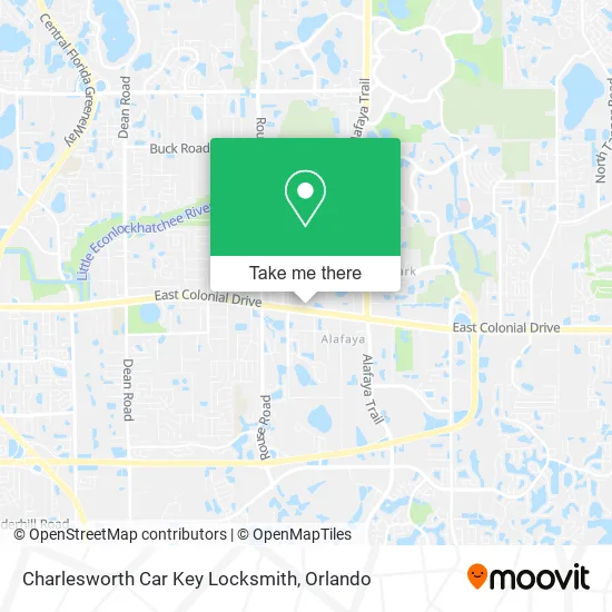 Mapa de Charlesworth Car Key Locksmith