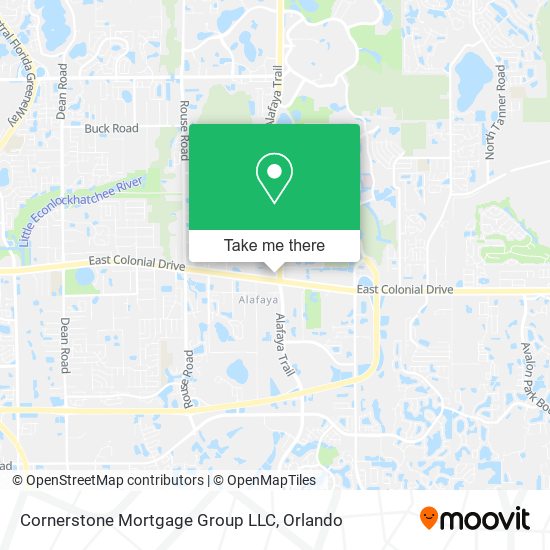 Mapa de Cornerstone Mortgage Group LLC