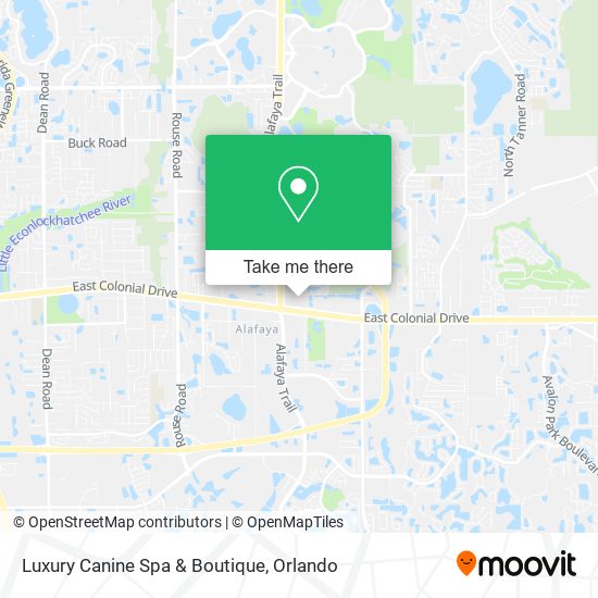 Luxury Canine Spa & Boutique map