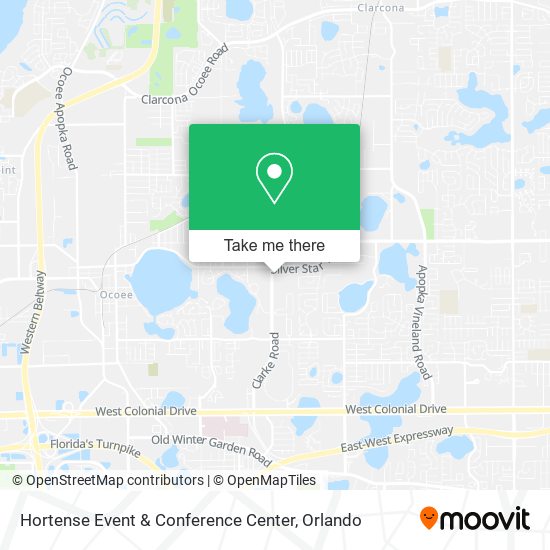 Hortense Event & Conference Center map