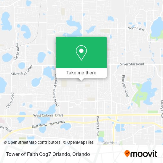 Tower of Faith Cog7 Orlando map