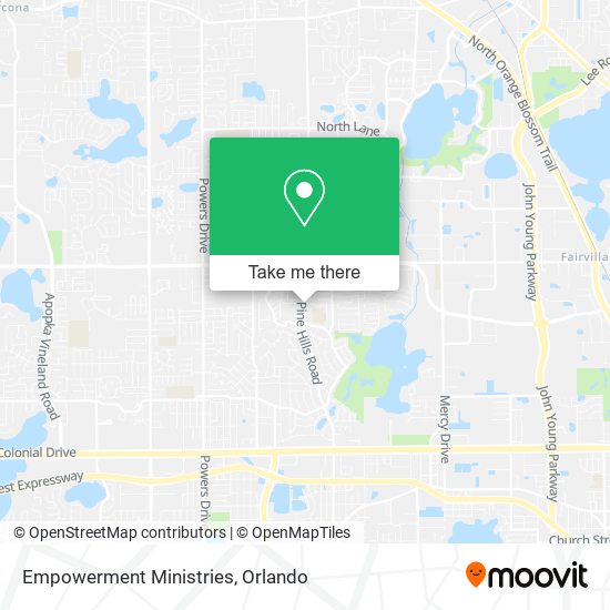 Empowerment Ministries map