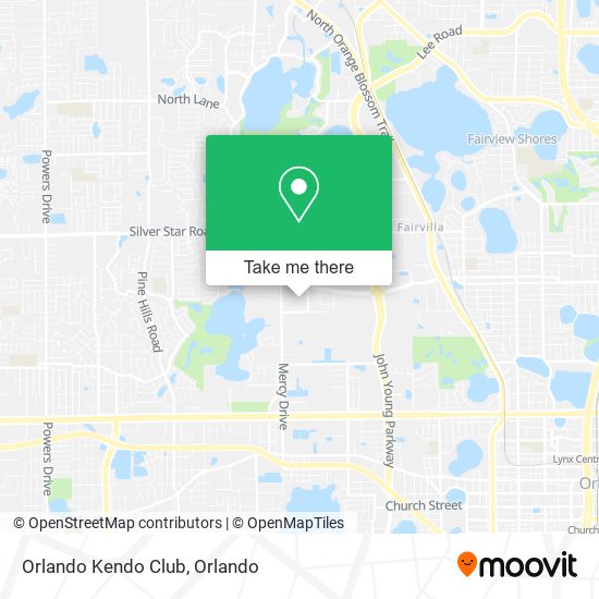 Orlando Kendo Club map