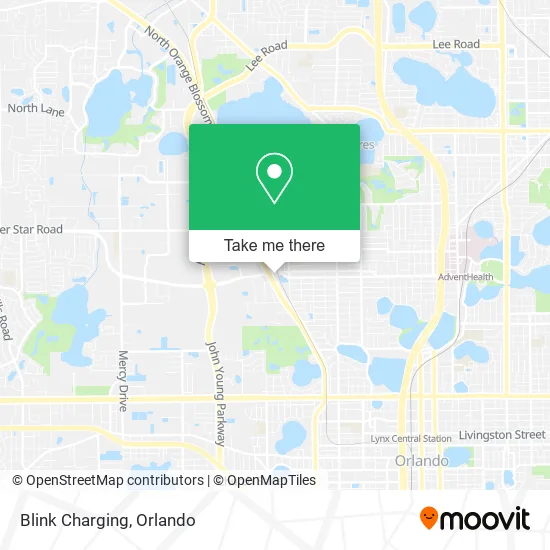 Blink Charging map
