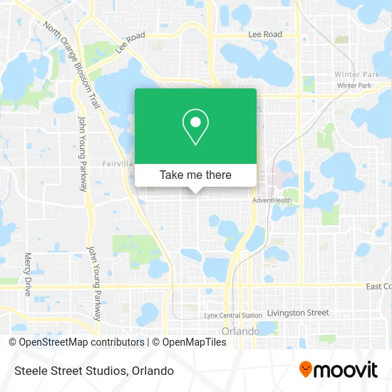 Steele Street Studios map