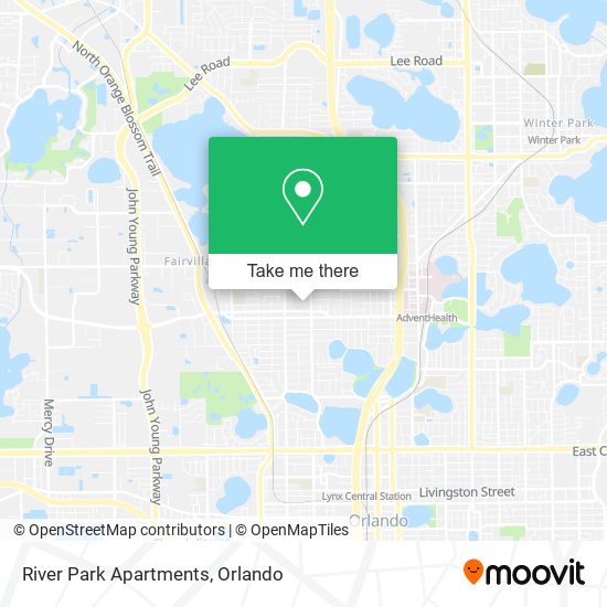 Mapa de River Park Apartments