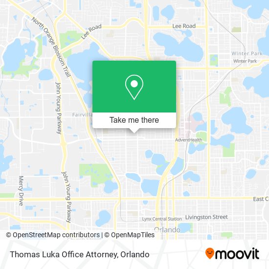 Mapa de Thomas Luka Office Attorney