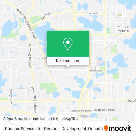 Phoenix Services for Personal Development map