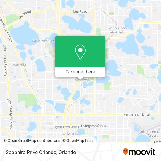 Mapa de Sapphira Privé Orlando