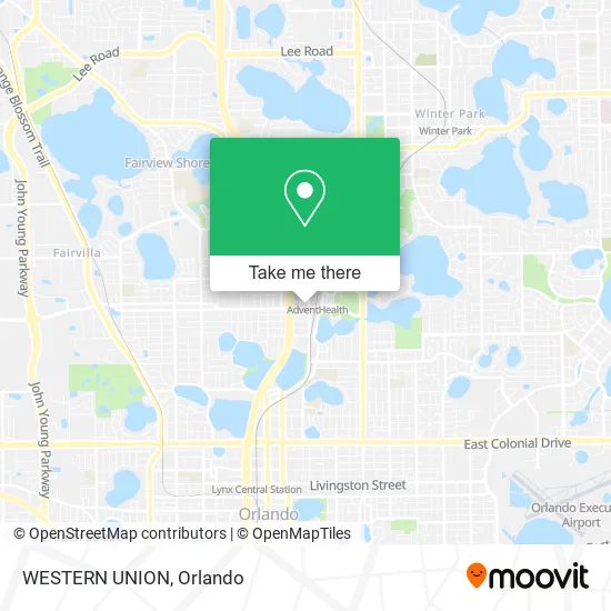 Mapa de WESTERN UNION