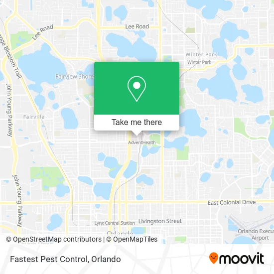Mapa de Fastest Pest Control