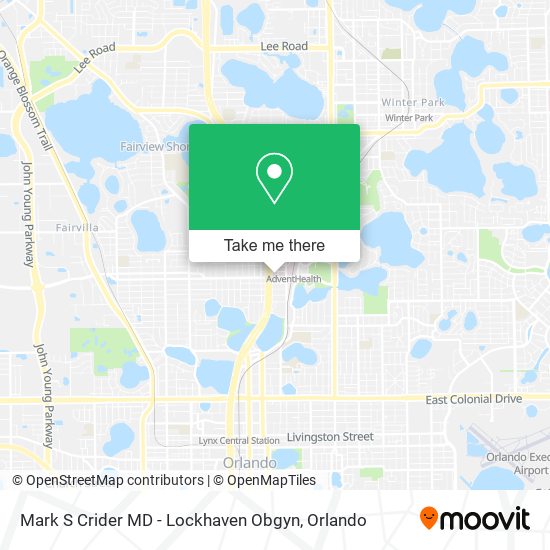 Mark S Crider MD - Lockhaven Obgyn map
