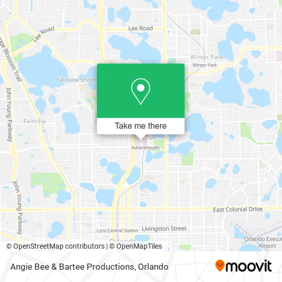 Mapa de Angie Bee & Bartee Productions