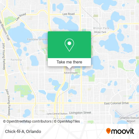 Chick-fil-A map