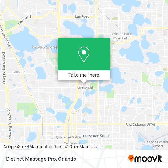 Distinct Massage Pro map