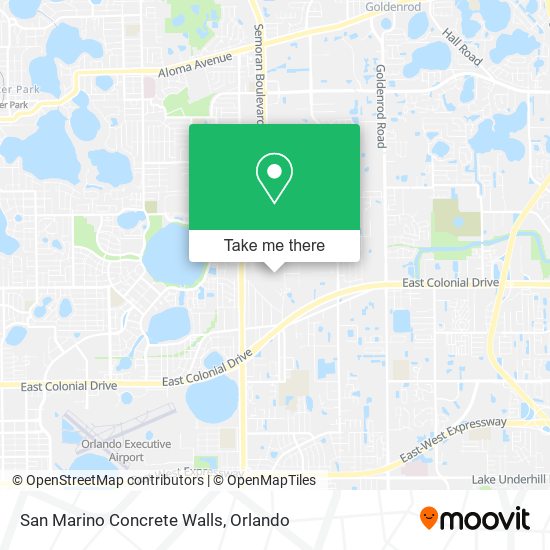 San Marino Concrete Walls map