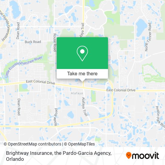 Mapa de Brightway Insurance, the Pardo-Garcia Agency