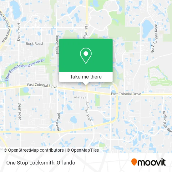 One Stop Locksmith map