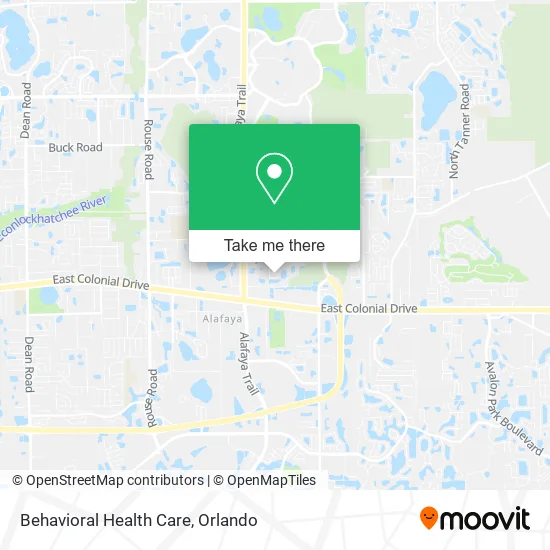 Behavioral Health Care map