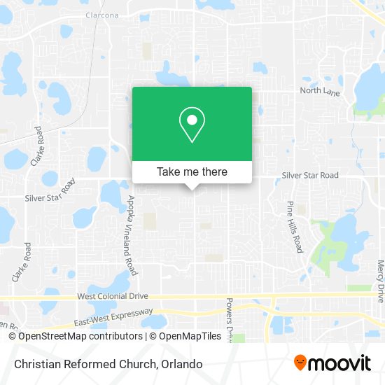 Christian Reformed Church map