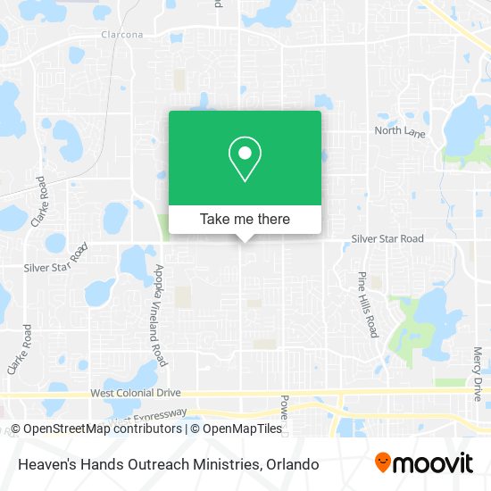 Heaven's Hands Outreach Ministries map