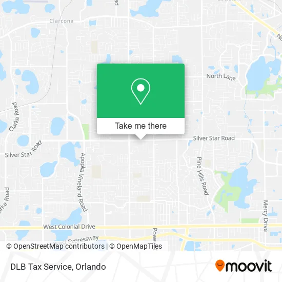 Mapa de DLB Tax Service