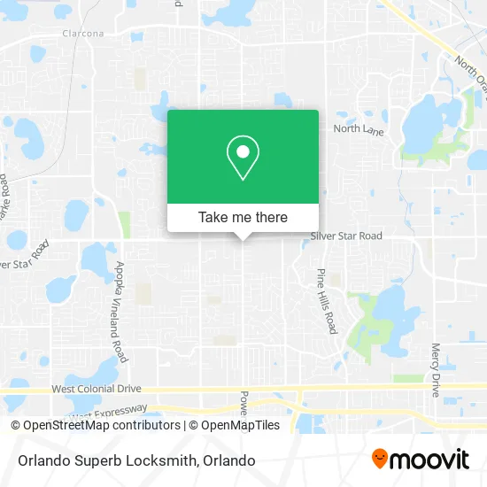 Orlando Superb Locksmith map