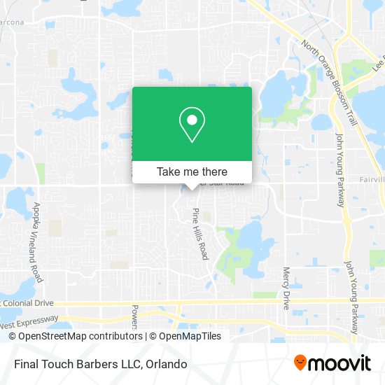 Final Touch Barbers LLC map