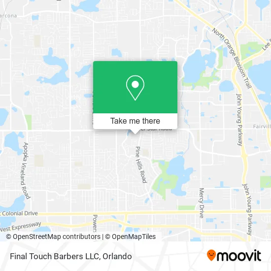 Mapa de Final Touch Barbers LLC