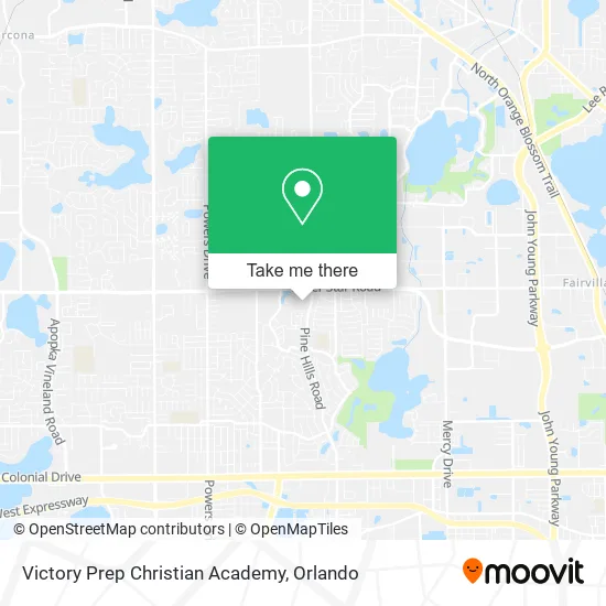 Mapa de Victory Prep Christian Academy