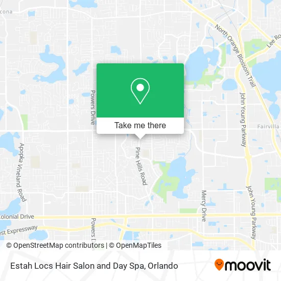 Mapa de Estah Locs Hair Salon and Day Spa