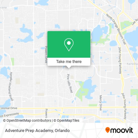 Adventure Prep Academy map