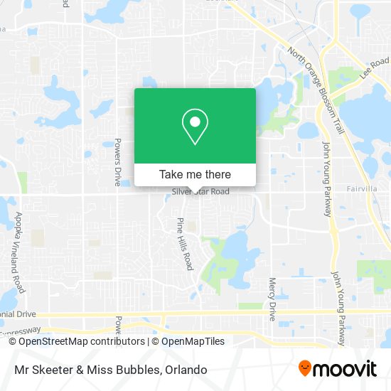 Mr Skeeter & Miss Bubbles map