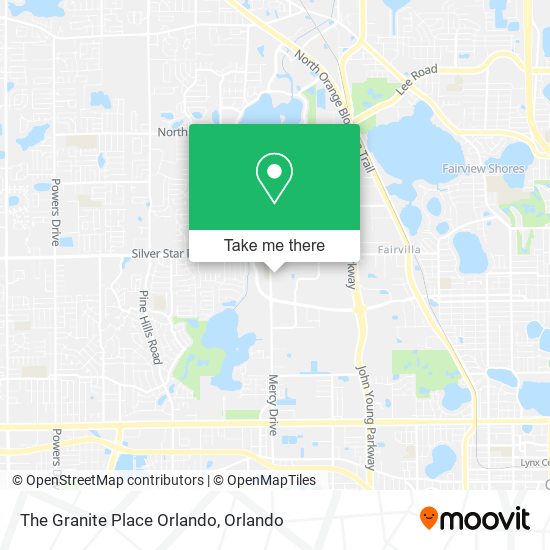 The Granite Place Orlando map