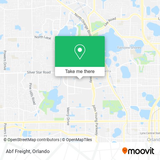 Abf Freight map