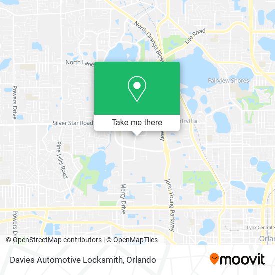 Davies Automotive Locksmith map