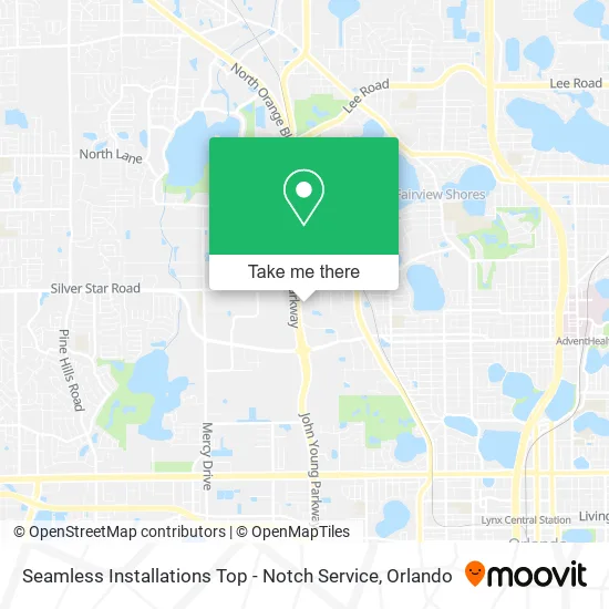 Seamless Installations Top - Notch Service map
