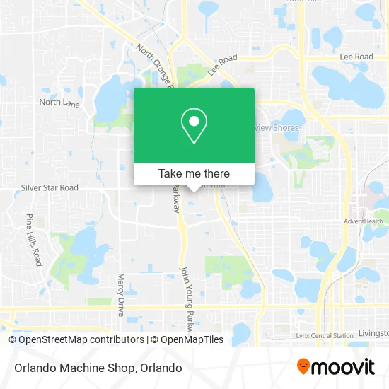 Orlando Machine Shop map
