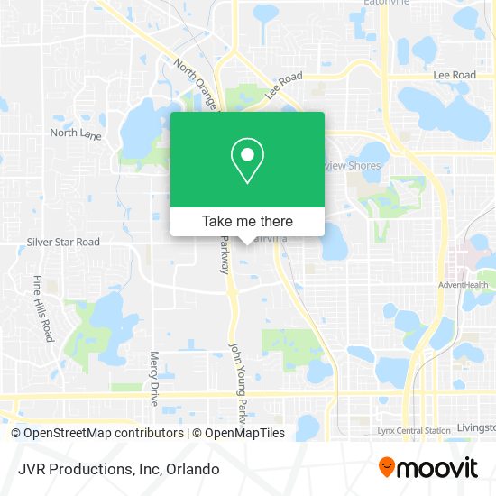 JVR Productions, Inc map
