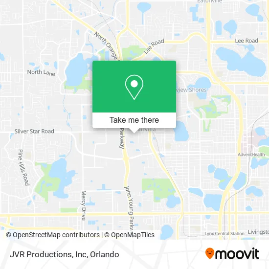 JVR Productions, Inc map