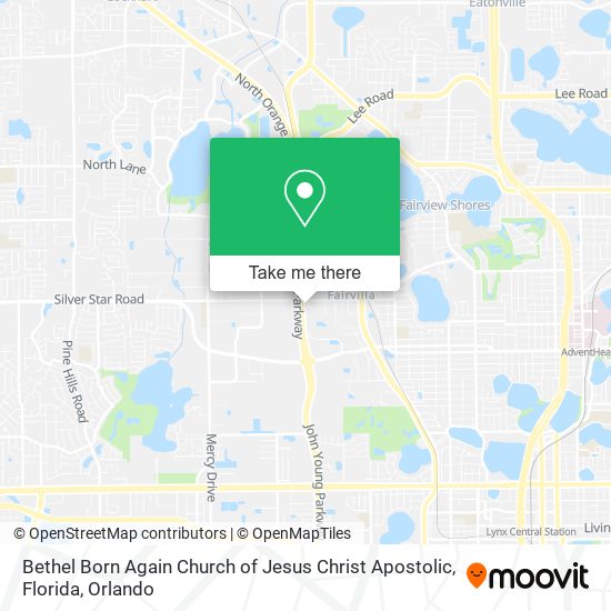 Bethel Born Again Church of Jesus Christ Apostolic, Florida map