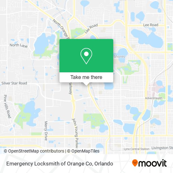 Mapa de Emergency Locksmith of Orange Co