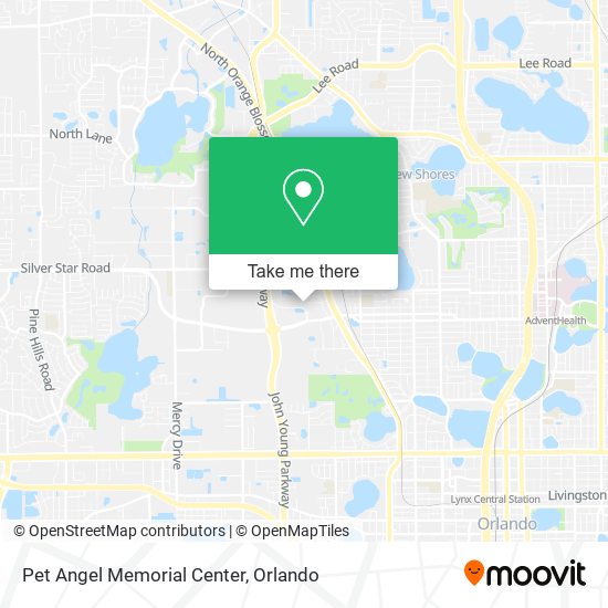 Pet Angel Memorial Center map